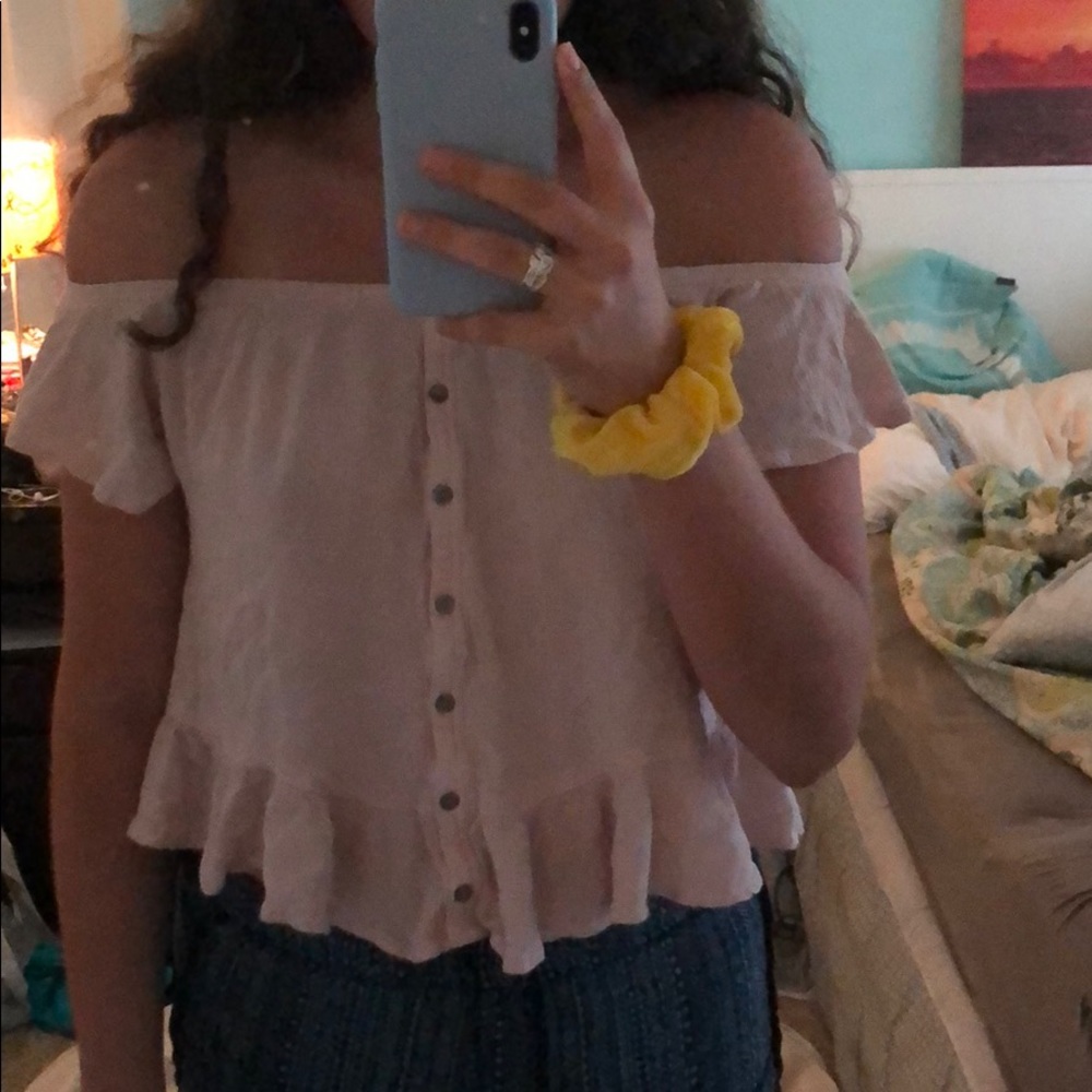 Off the shoulder blouse